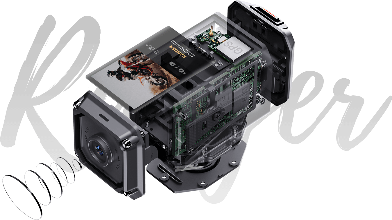 The Ranger Riding Camera showcased with its scorching heat resistance, drop-proof and splash-proof features for tough riding conditions.