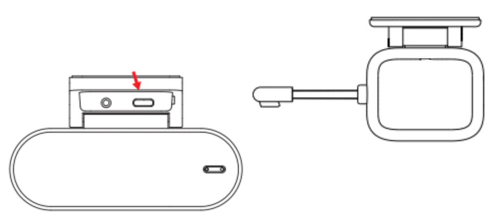 Type-C port of the Dash Cam