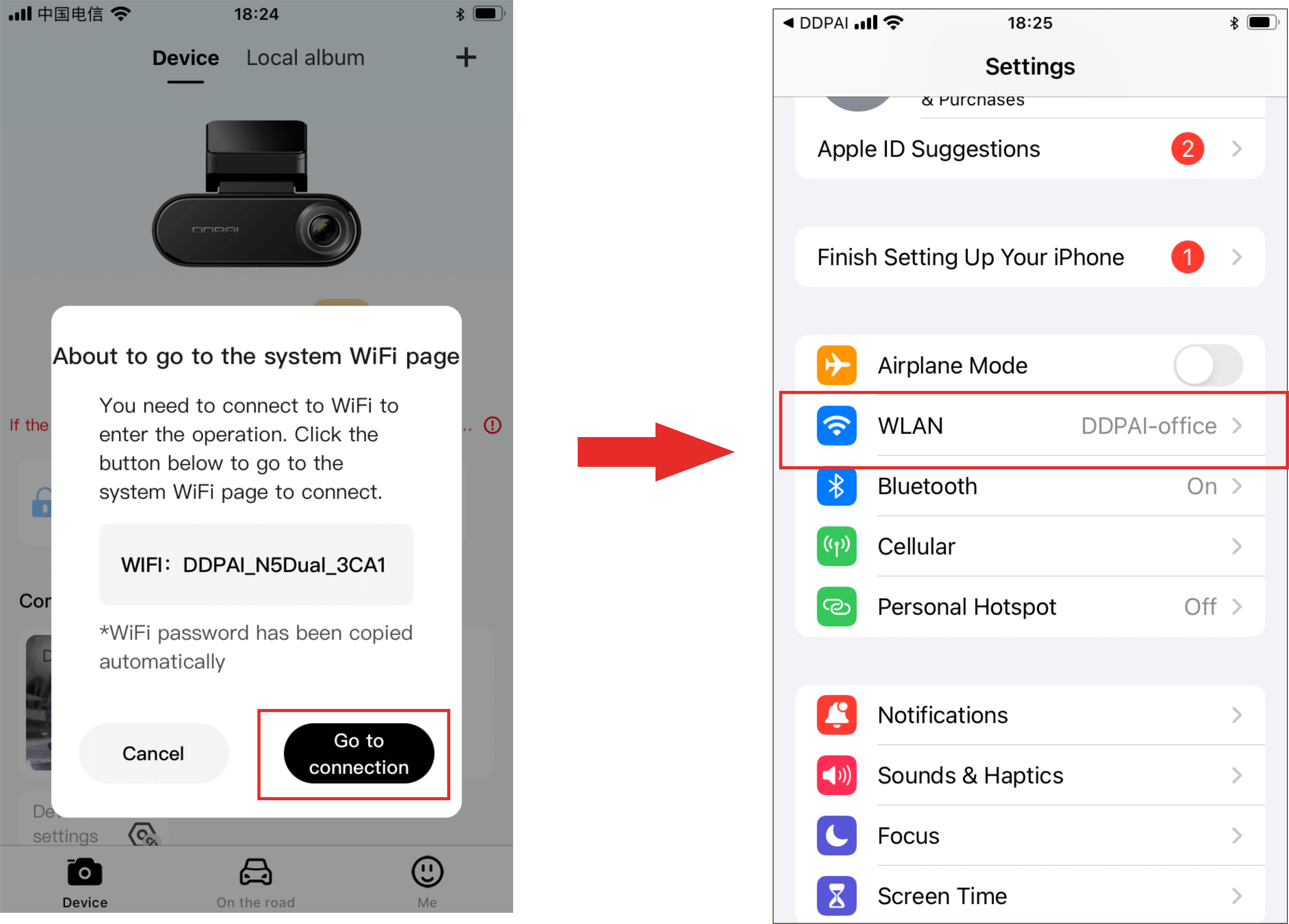 Wi-Fi Connection