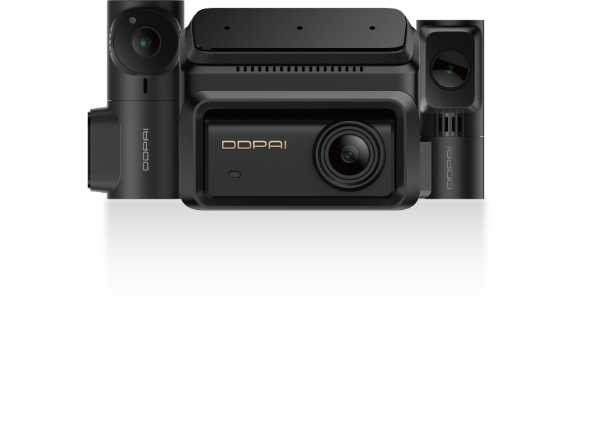DDPAI Z90 3-channel dash cam system