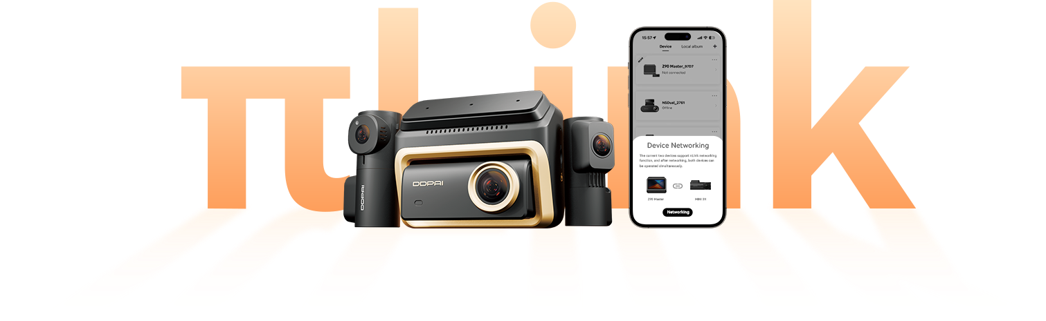 Pi Link device networking for multi-channel dash cam system