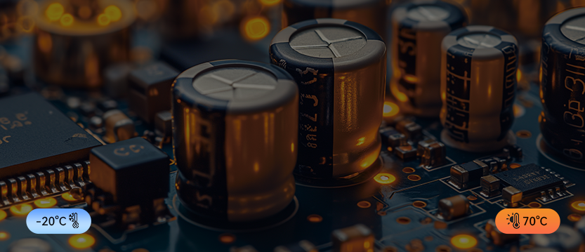 Supercapacitor for extreme temperature resistance