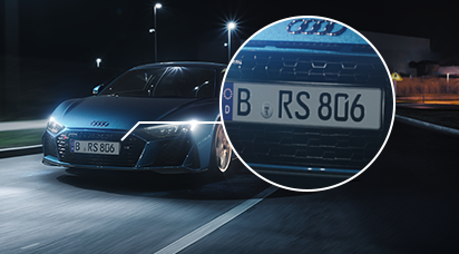 Anti-overexposure technology for clear license plates at night