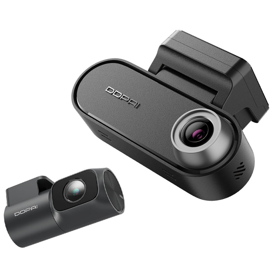 DDPAI front and rear dual dash cam system