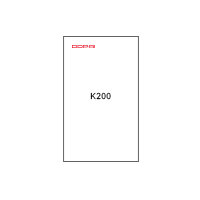K200 user manual booklet