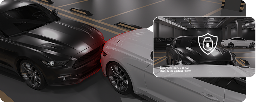 G-sensor collision detection automatically secures emergency footage