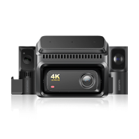 DDPAI Z60T 4K triple channel dash cam front rear cabin
