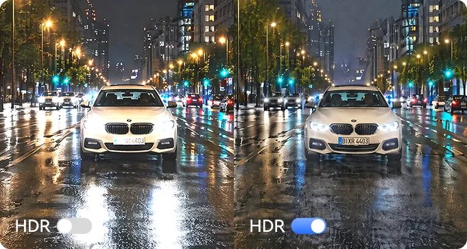 hdr night vision comparison