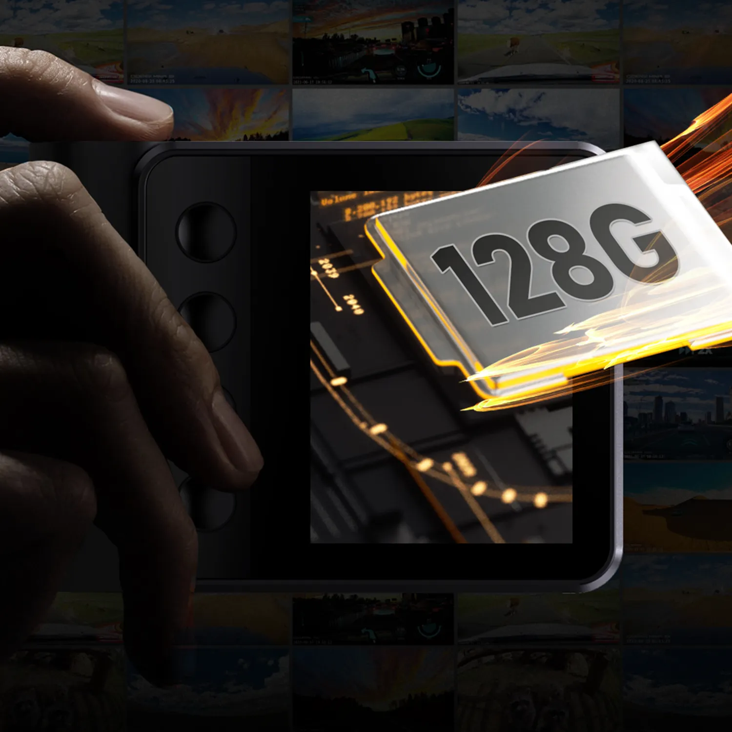 Z50 dash cam with 128GB storage