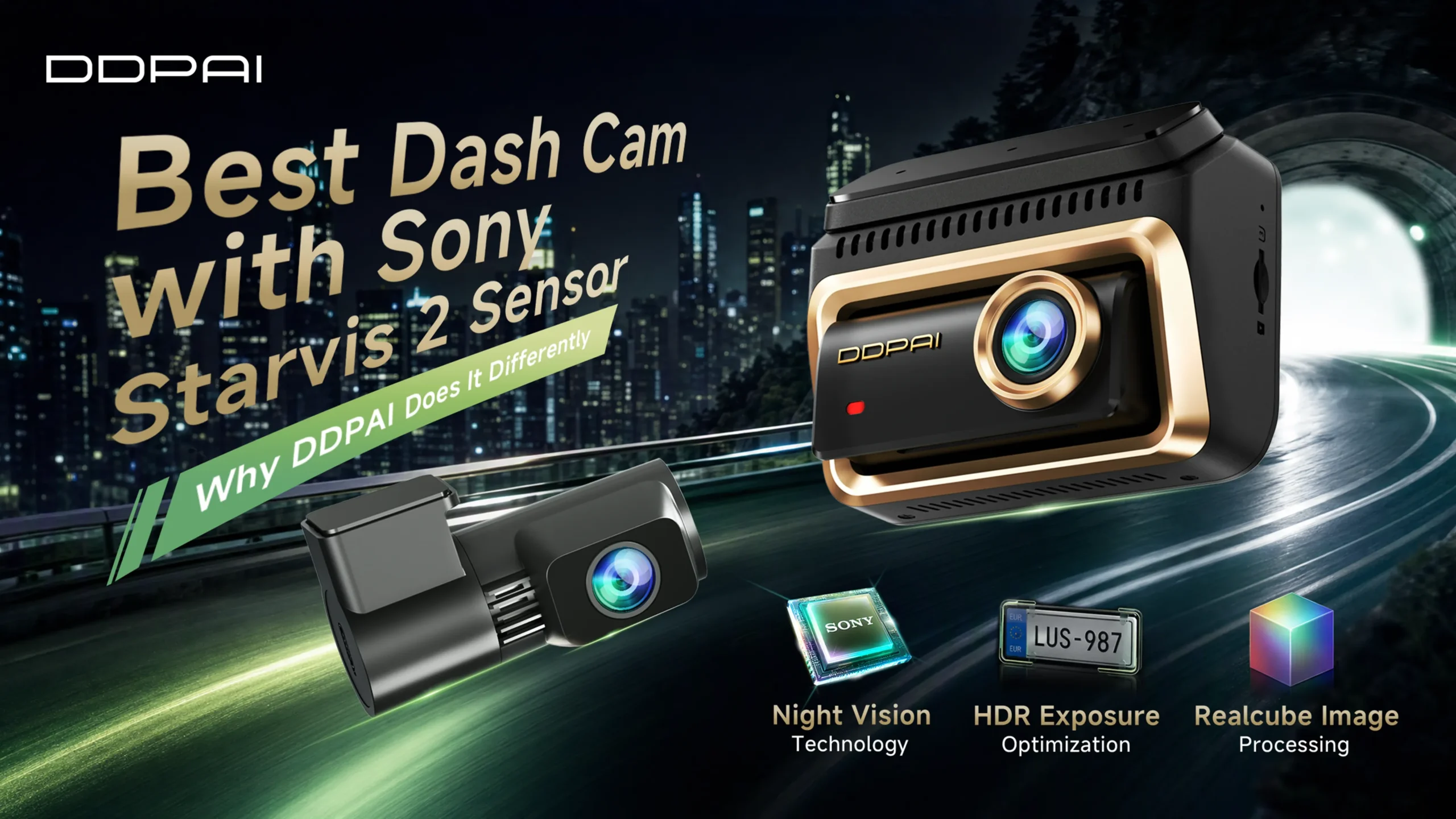 dash cam with sony stavis2 sensor
